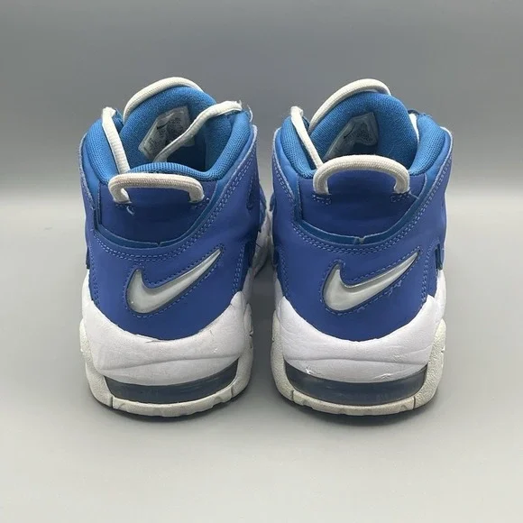 Nike Air More Uptempo Royal Blue Retro - Youth Size 7 Women's Size 8.5 USED - Picture 4 of 8